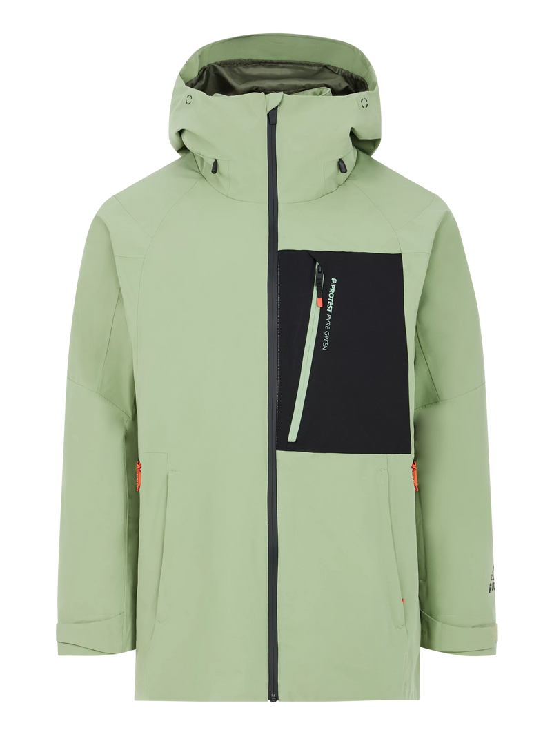 Load image into Gallery viewer, Protest Men&#39;s PRTFOUND Snow Jacket Marl Green 6710544_554
