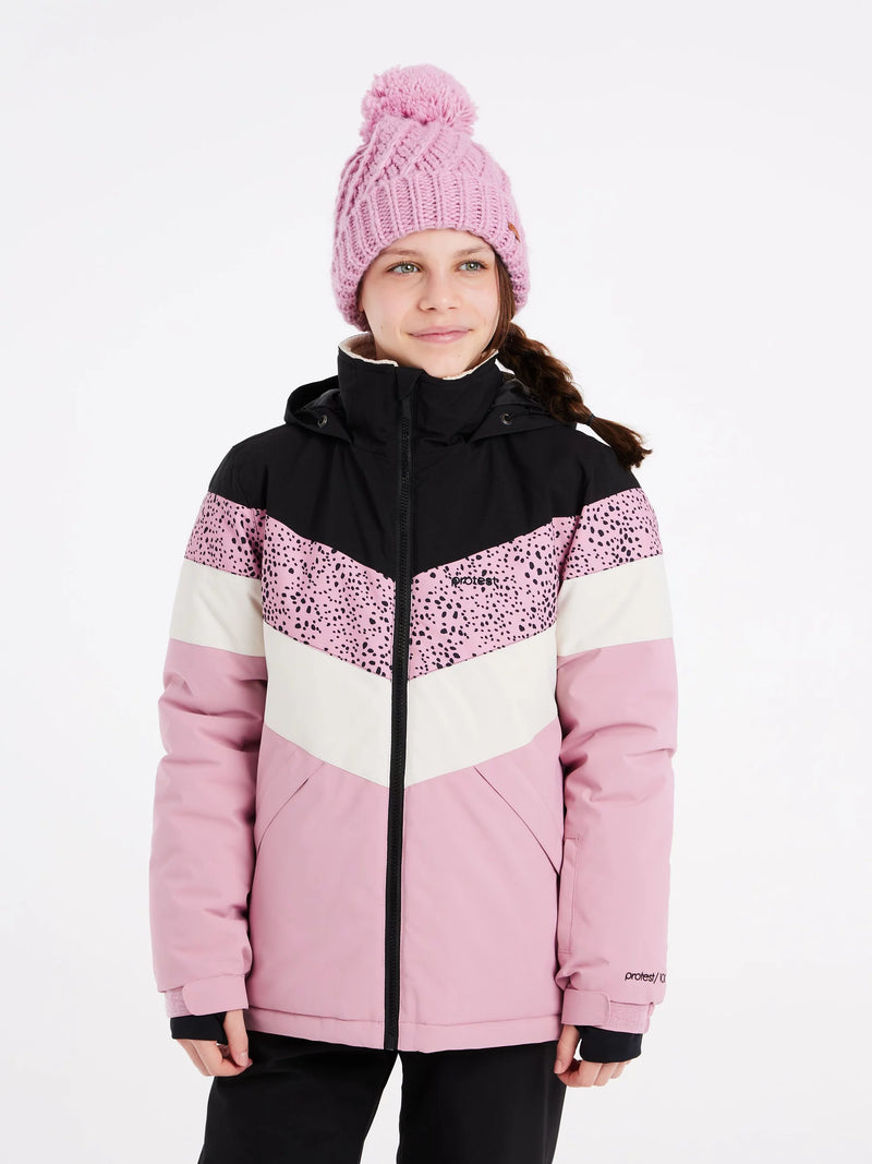 Load image into Gallery viewer, Protest Kid&#39;s Fugy Snow Jacket Cameo Pink 6911632-873
