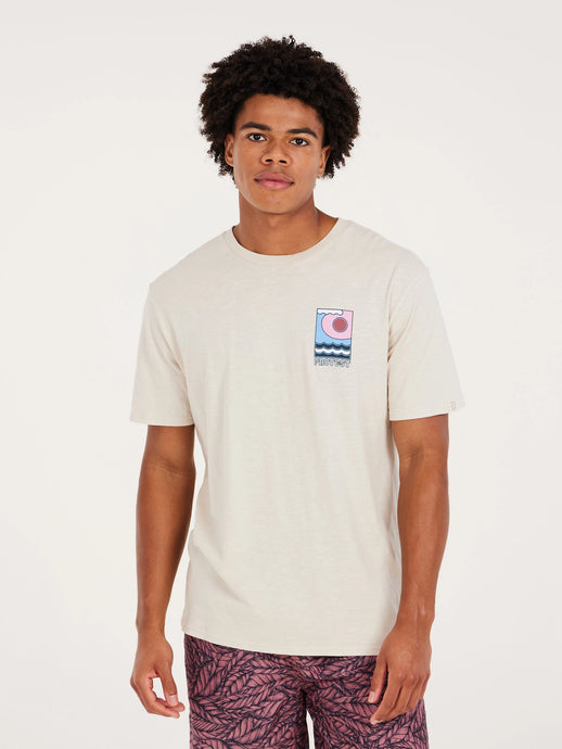 Protest Men's Rudge Loose Fit T-Shirt Kitoffwhite 1711743_106