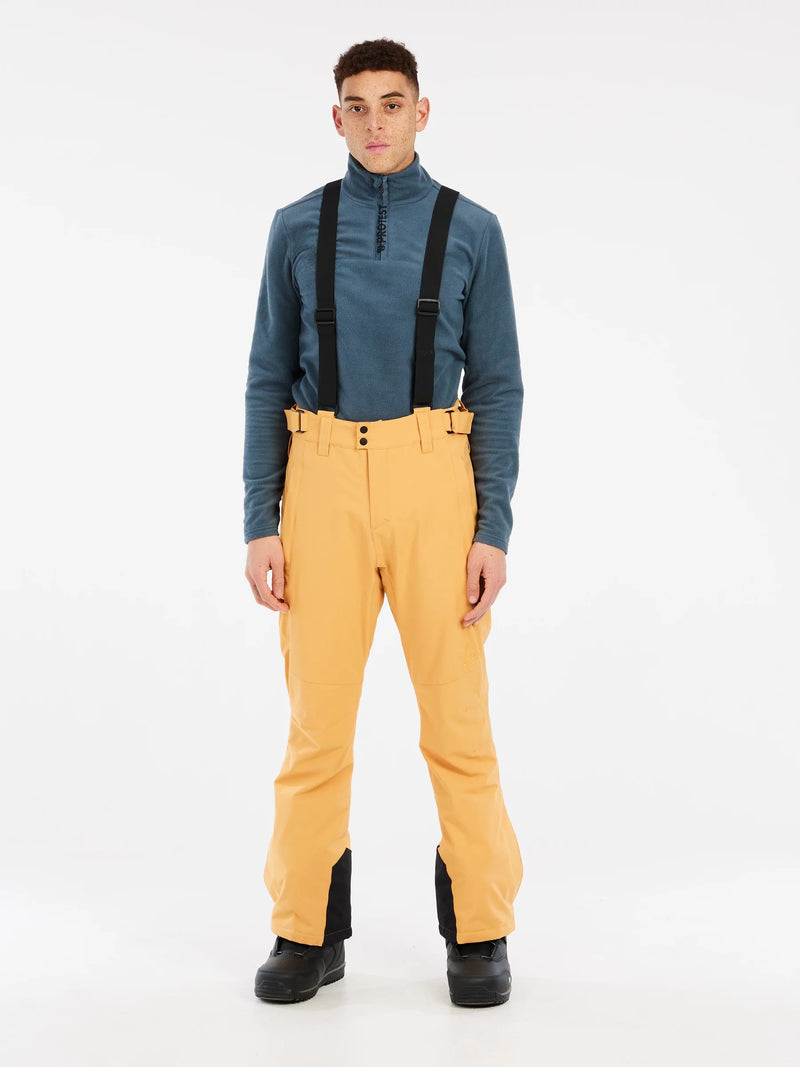 Load image into Gallery viewer, Protest Men&#39;s PRTROWENS Snow Pants Cab Yellow 4718500_708
