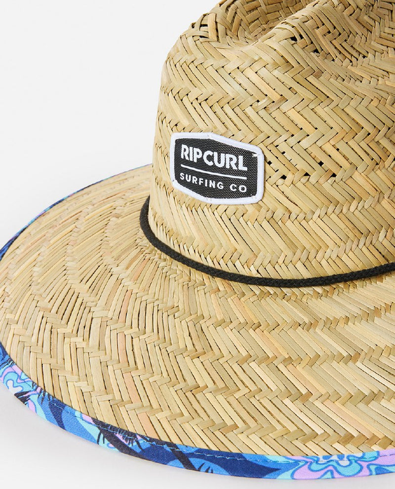 Load image into Gallery viewer, Rip Curl Mix Up Straw Hat Blue Yonder 19VMHE-8717
