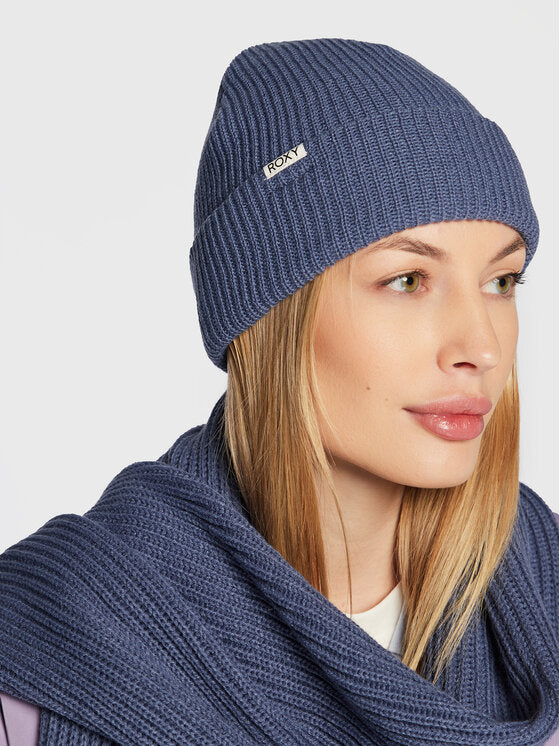 Load image into Gallery viewer, Roxy Island Fox Beanie Bijou Blue ERJHA04061-BNG0
