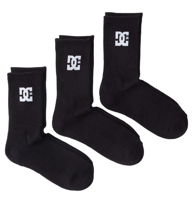 DC Men's Crew Socks Black ADYAA03189-KVJ0