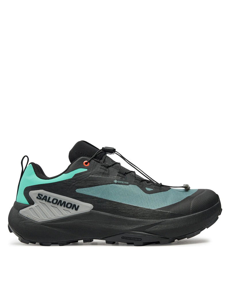 Load image into Gallery viewer, Salomon Men&#39;s Genesis Gore-Tex Trail Running Shoes North Atlantic/Black/Sharkskin L47688300
