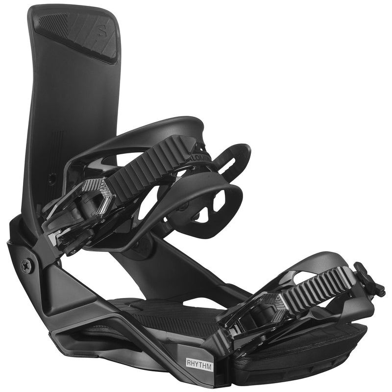 Load image into Gallery viewer, Salomon Unisex Rhythm Snowboard Bindings Black L41777400
