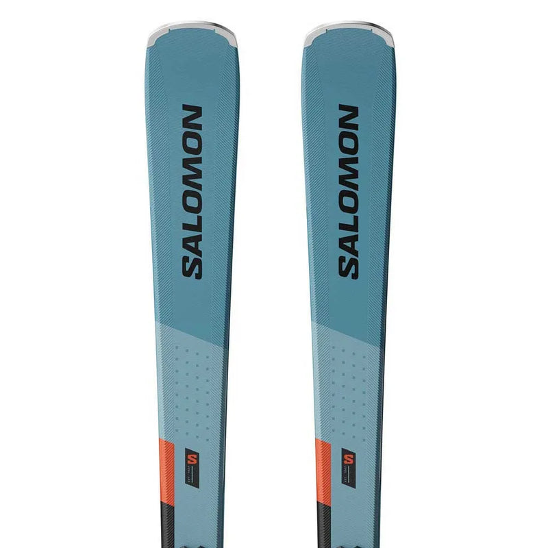 Load image into Gallery viewer, Salomon Unisex E S/MAX 6 167 Ski Set Teal/Bright Red/Black L47672000167
