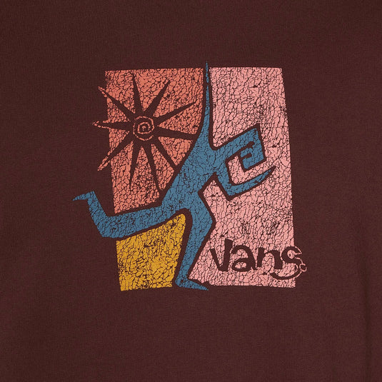 Vans Men's Style Guy Loose Fit Crew Sweatshirt Bitter Chocolate VN000HPR7YO1