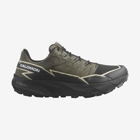 Salomon Menn's Thundercross GTX Trail Running Shoes Olive Night/Black/Alfalfa L47383400