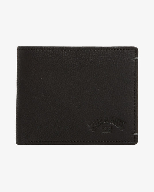 Billabong Men's Rockaway 2-In-1 Bi-Fold Wallet Black UBYAA00178-BLK