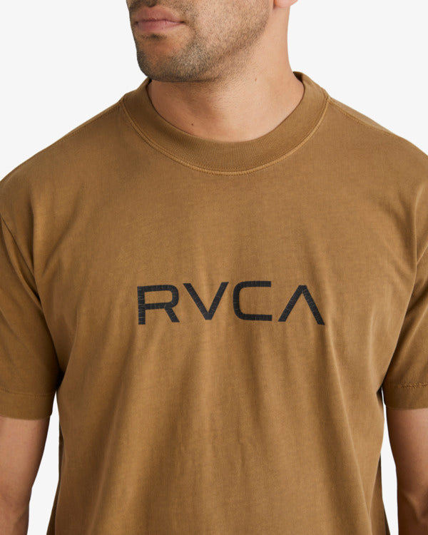 Load image into Gallery viewer, RVCA Men&#39;s Big Rvca Washed T-shirt Ermine UVYZT00381-CNK0
