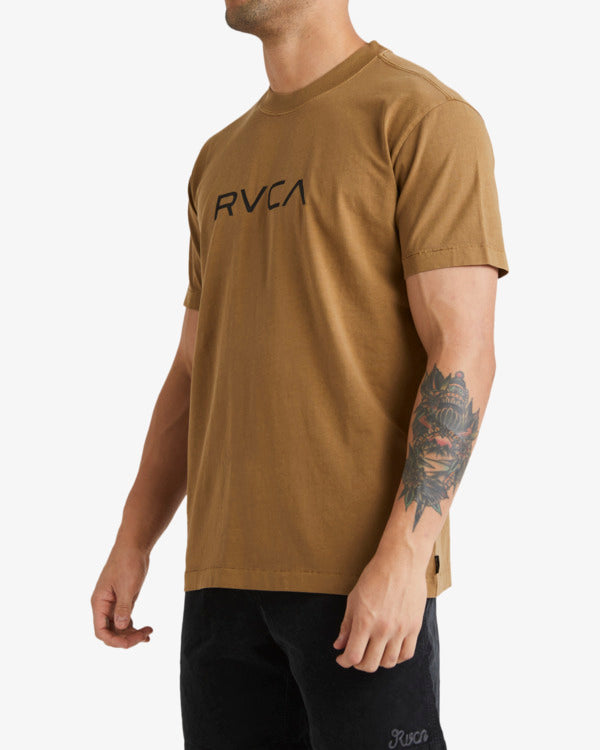 Load image into Gallery viewer, RVCA Men&#39;s Big Rvca Washed T-shirt Ermine UVYZT00381-CNK0
