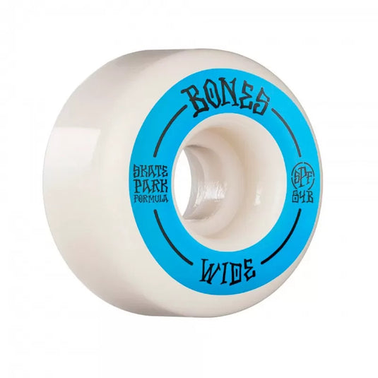 Bones Wide 54mm Skatepark Formula 84B Wheels WSCABWD5403W4