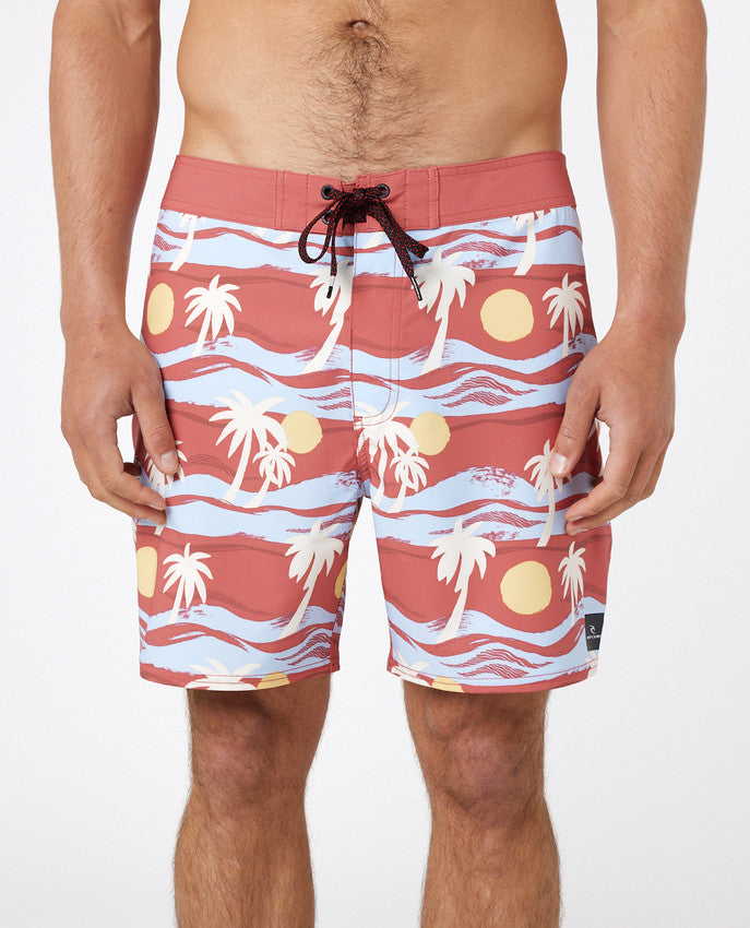 Load image into Gallery viewer, Rip Curl Mirage Retro Dunes 17 Boardshort Dusty Rose 04LMBO-0577
