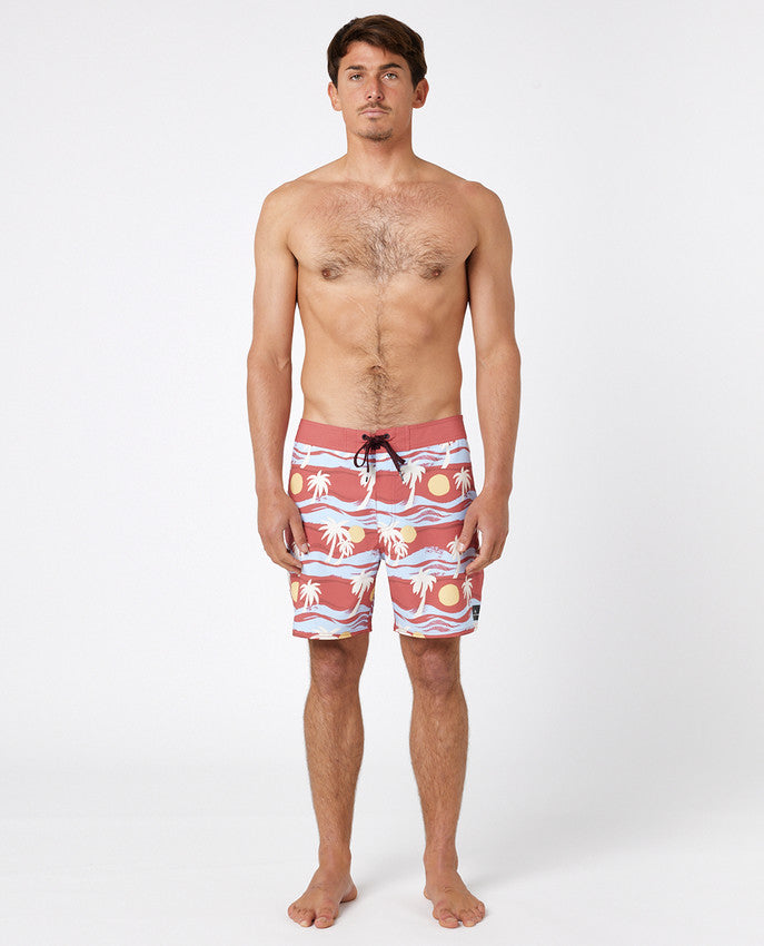 Load image into Gallery viewer, Rip Curl Mirage Retro Dunes 17 Boardshort Dusty Rose 04LMBO-0577
